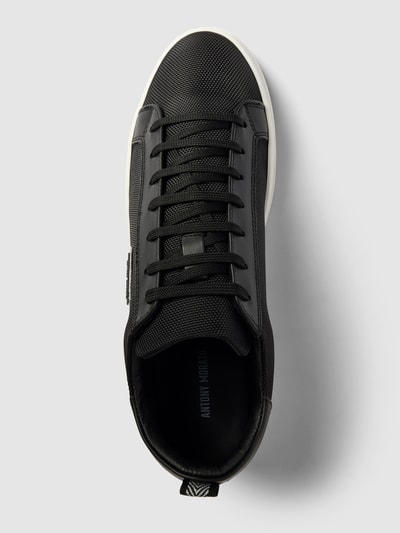 Antony Morato Sneakers met labelpatch, model 'METAL' Zwart - 4
