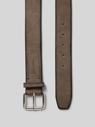Marc O'Polo Gürtel aus echtem Rindsleder Taupe 3