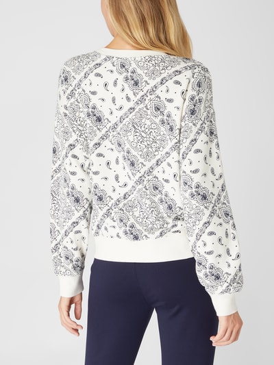 Tom Tailor Denim Sweatshirt mit Paisley-Muster  Offwhite 5