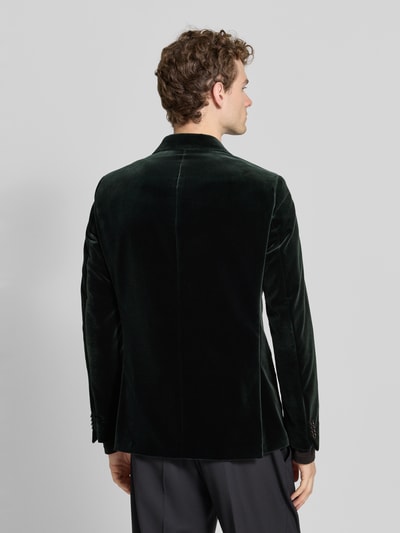 CG - Club of Gents Slim Fit Sakko aus Samt Modell 'Phinix' Dunkelgruen 5
