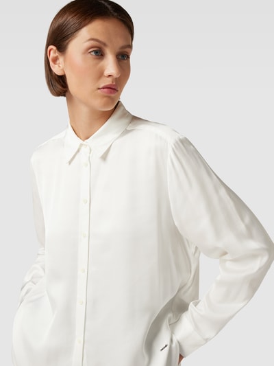 Brax Overhemdblouse van pure viscose Offwhite - 3