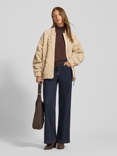 HUGO Oversized jack van teddybont, model 'FALIX-1' Zand - 1