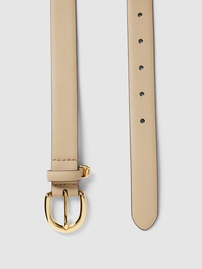 Lauren Ralph Lauren Riem van runderleer met labeldetail Zand - 3