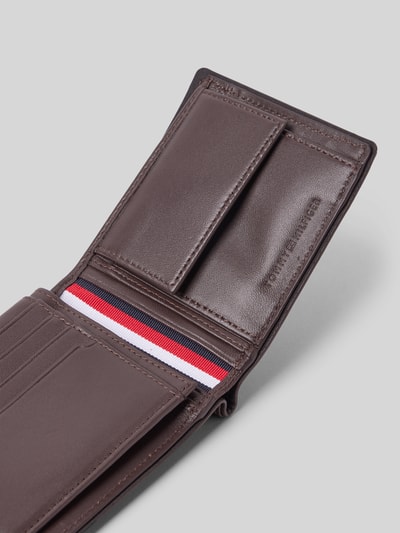 Tommy Hilfiger Portemonnaie aus Rindsleder Dunkelbraun 3
