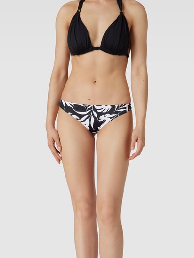 Roxy Bikinislip met all-over print, model 'LOVE THE BAJA' Zwart - 1