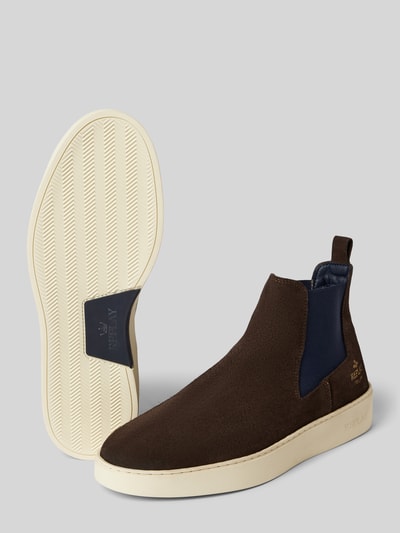 Replay Chelsea Boots aus echtem Leder Modell 'FRANK' Dunkelbraun 4