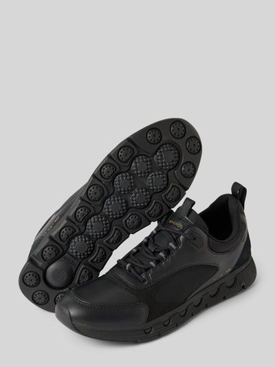 Geox Ledersneaker mit Zugschlaufen Modell 'SPHERICA' Black 4