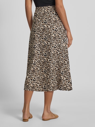 B.Young Leinenrock mit Knopfleiste Modell 'FALAKKA' Black 5