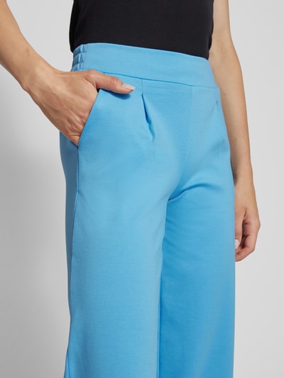 ICHI Culotte met elastische band, model 'Kate Sus' Oceaanblauw - 3