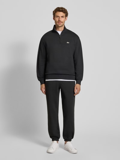 Lacoste Regular Fit Sweathose aus Baumwoll-Mix Black 1