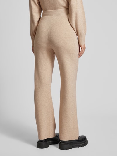 Tom Tailor Denim Straight fit gebreide broek met elastische band Beige - 5