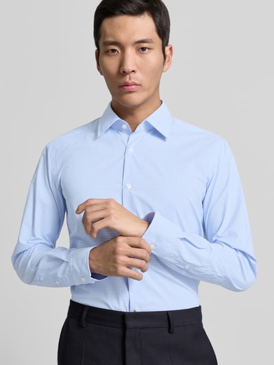 BOSS Regular Fit Businesshemd mit Kombimanschette Modell 'P-JOE-K' Bleu 3
