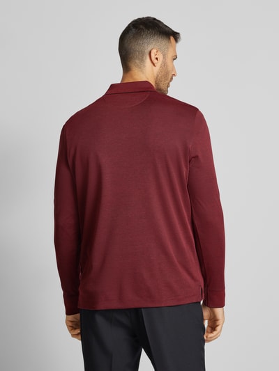 bugatti Poloshirt met borstzak Bordeaux - 5