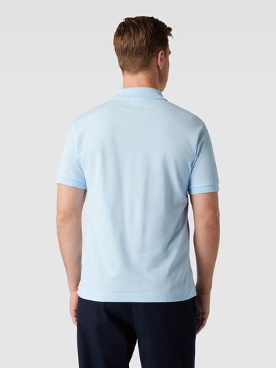 Lacoste Classic fit poloshirt met labeldetail Lichtblauw - 5