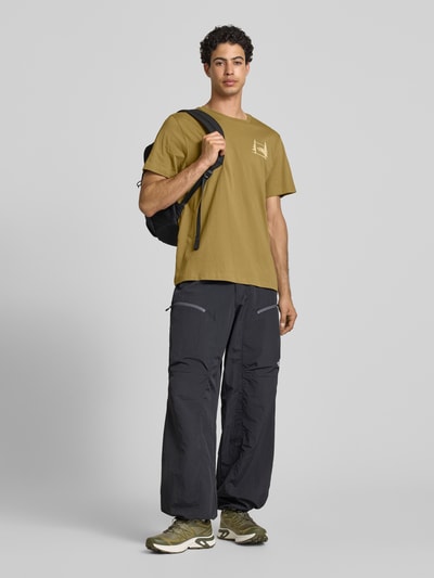 The North Face relaxed fit T-shirt met logoprint Camel - 1