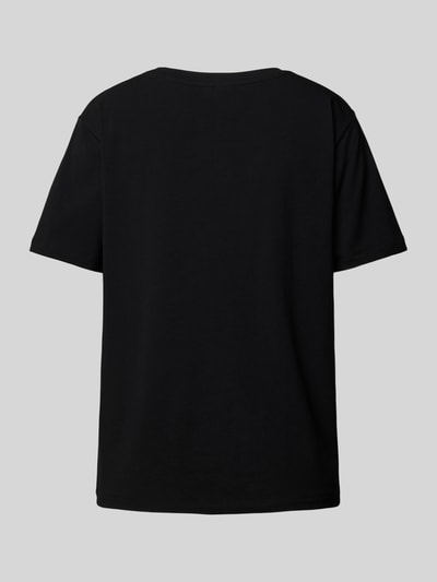 BOSS Góra od piżamy z nadrukiem z logo Czarny 3