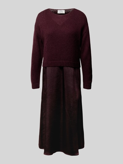 ROBE LÉGÈRE Maxi-jurk in dubbele-laagjeslook Bordeaux - 2