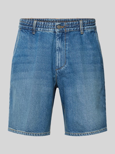 Forét Regular fit korte jeans met elastische band Jeansblauw - 2