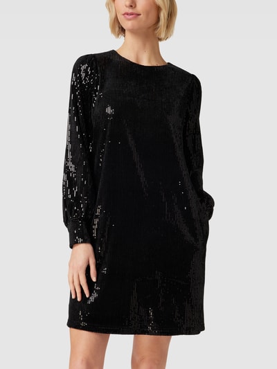 Jake*s Collection Minikleid mit Paillettenbesatz Schwarz 4