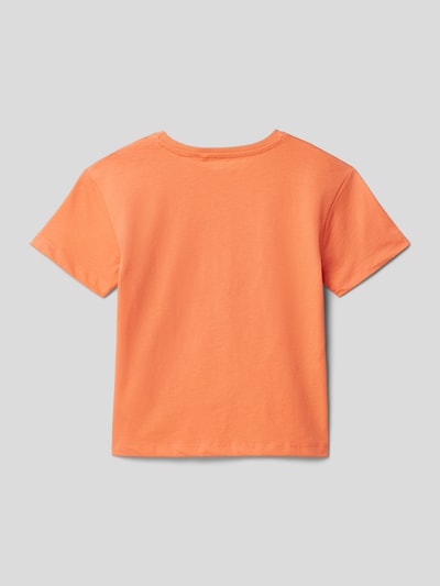 Name It T-Shirt aus Baumwolle mit Motiv-Print Modell 'VAGNO' Apricot 3