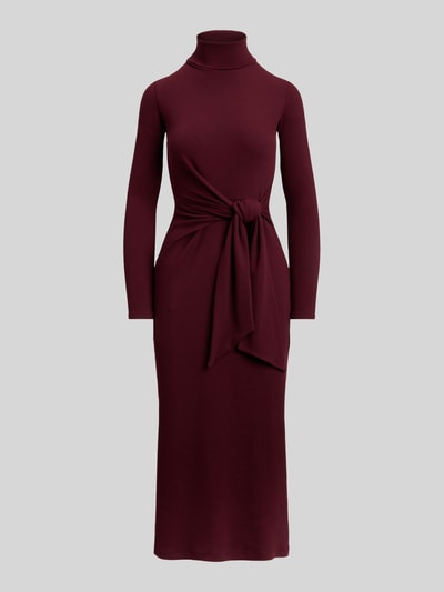 Lauren Ralph Lauren Regular fit vrijetijdsjurk van mix van katoen en modal Bordeaux - 2