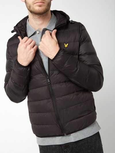 Lyle & Scott Steppjacke mit Kapuze Black 5