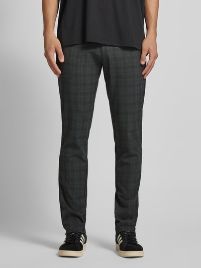 Jack & Jones Slim fit stoffen broek met achterzakken, model 'MARCO CONNOR' Antraciet - 4