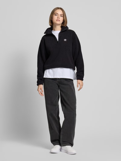 adidas Originals Bluza z wyhaftowanym logo Czarny 1