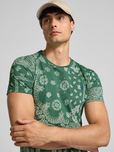 Polo Ralph Lauren Custom Slim Fit T-Shirt mit Rundhalsausschnitt Khaki 3