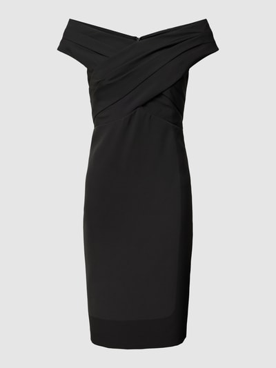 Lauren Ralph Lauren Cocktailkleid in Wickel-Optik Modell 'IRENE' Black 2