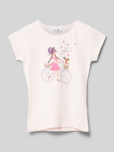 Happy Girls T-Shirt mit Motiv-Print Hellrosa 1