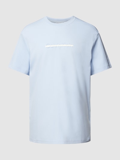 CK Calvin Klein T-shirt z wyhaftowanym logo Jasnoniebieski 2