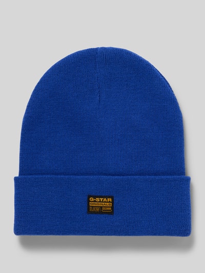 G-Star Raw Beanie mit Label-Patch Modell 'Effo' Ocean 1