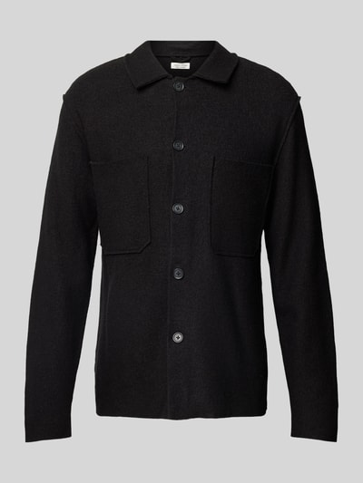 Casual Friday Hemdjacke mit Brusttaschen Modell 'Christian' Black 1