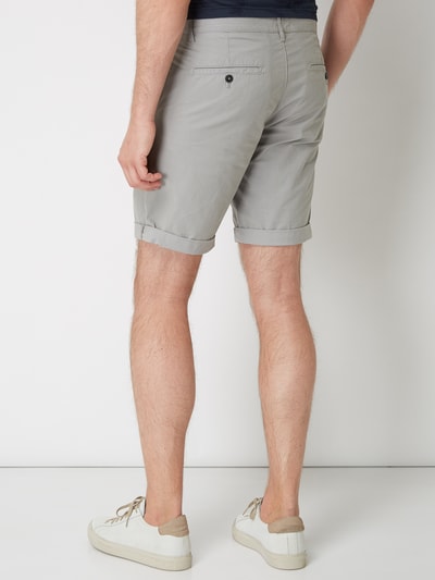 Marc O'Polo Regular Fit Chinoshorts mit Streifenmuster Mittelgrau 5