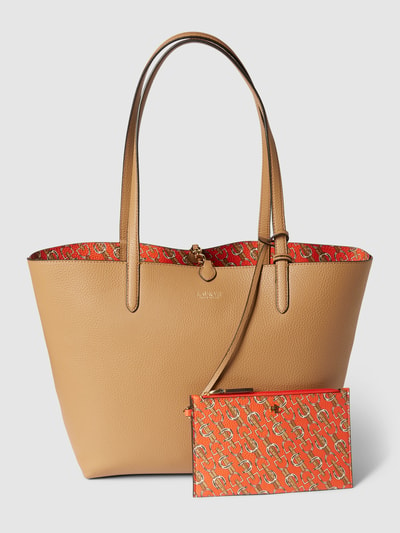 Lauren Ralph Lauren Shopper mit Label-Details Taupe 2