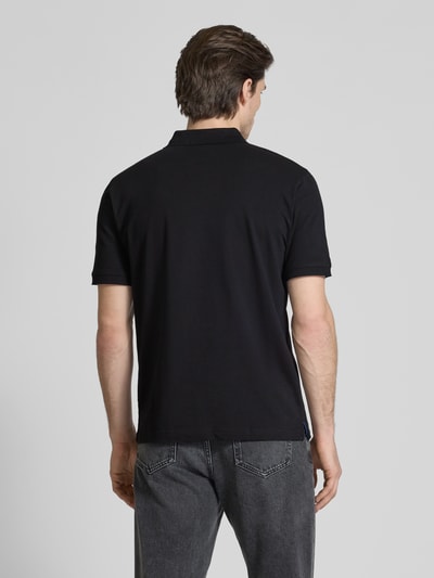GANT Koszulka polo o kroju regular fit z wyhaftowanym logo Czarny 5