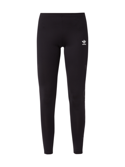 adidas Originals Legginsy z wytłoczonym logo  Czarny 2