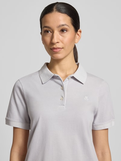 Marc O'Polo Koszulka polo o kroju regular fit z mieszanki bawełny Jasnoniebieski 3