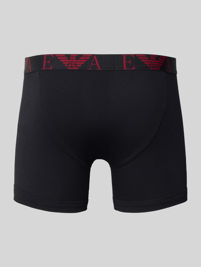 Emporio Armani Boxershorts mit elastischem Logo-Bund im 3er-Pack Black 3
