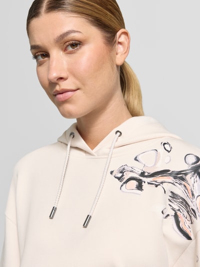 Marc Cain Sweatshirt mit Ärmelprint Sand 3