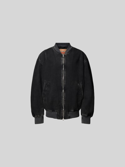 Diesel Bomberjacke mit Reißverschluss Black 2