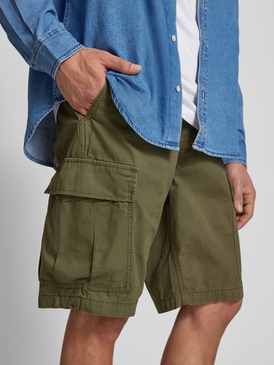 Levi's® Cargoshorts mit französischen Eingrifftaschen Oliv 3