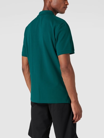 Tom Tailor Poloshirt mit Label-Stitching Modell 'PK Basic Zusatz' Petrol 5