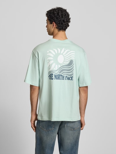 The North Face Oversized T-Shirt mit Logo-Print Mint 5