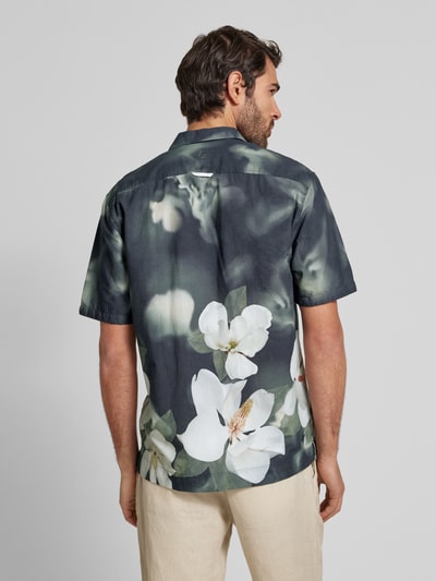 Colours & Sons Regular Fit Freizeithemd mit Reverskragen Blau 5