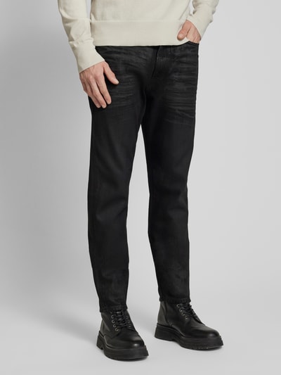 Guess Relaxed Fit Jeans im 5-Pocket-Design Modell 'JAMES' Black 4