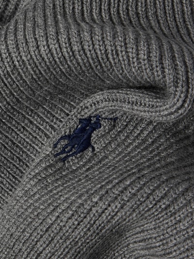 Polo Ralph Lauren Sjaal en muts van wol in een set Middengrijs - 2