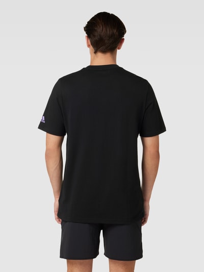 ADIDAS SPORTSWEAR T-Shirt mit Label-Print Black 5