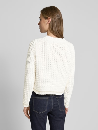 Rich & Royal Cardigan mit Strukturmuster Offwhite 5